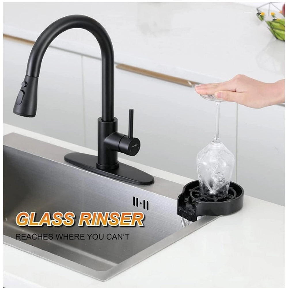 Generic Steel, Plastic Automatic Cup Rinser, Bottle Cleaner, Glass Rinser for Kitchen Sinks