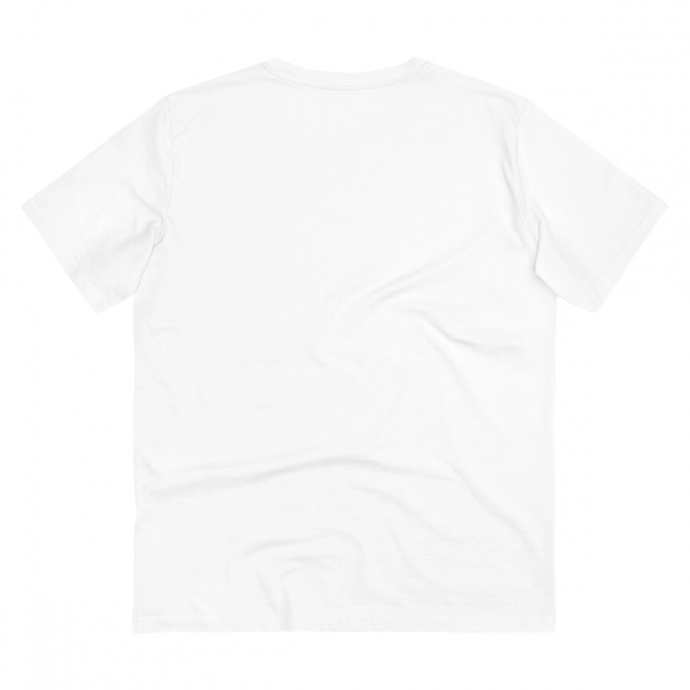 Generic Men's PC Cotton Quotes Printed T Shirt (Color: White, Thread Count: 180GSM)