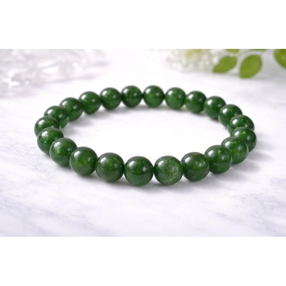 Generic Natural Crystal 8mm Green Aventurine Bracelet (Green)