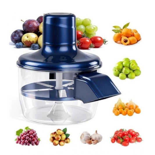 Generic Plastic Solid An Electric Automatic Peeler (Blue)