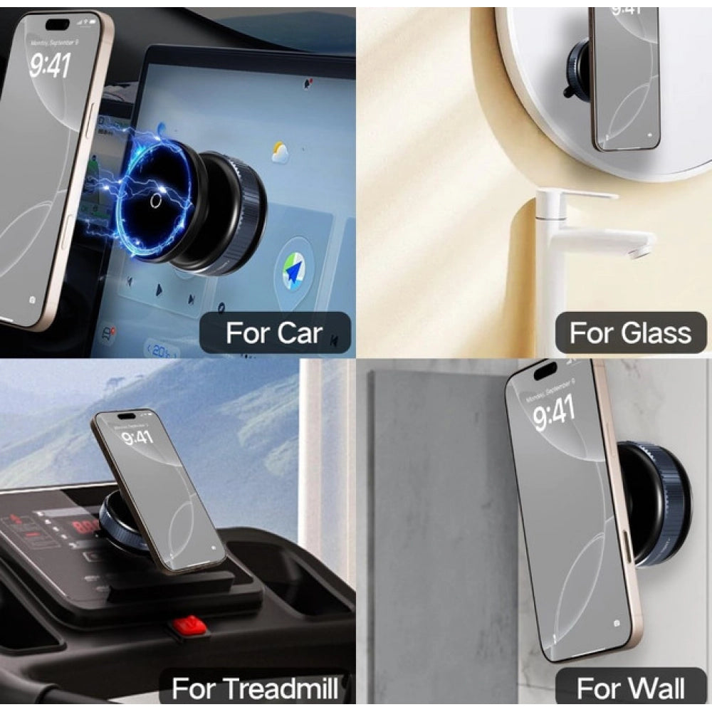 Generic Pack of 2 K009 Magnetic Phone Holder (Black)