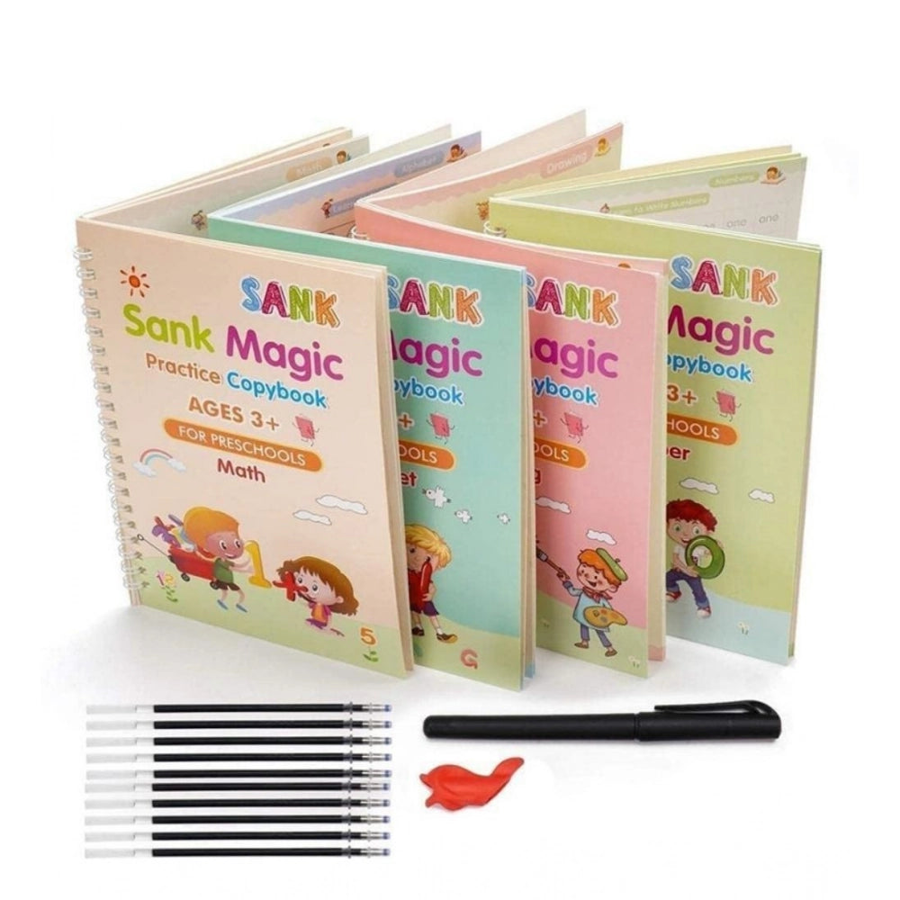 Generic Pack of 3 Original Sank Magic Book (Multicolor)